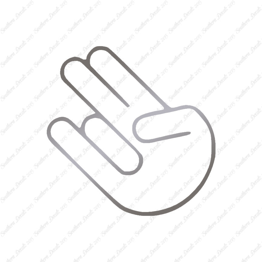 The Shocker Hand Symbol
