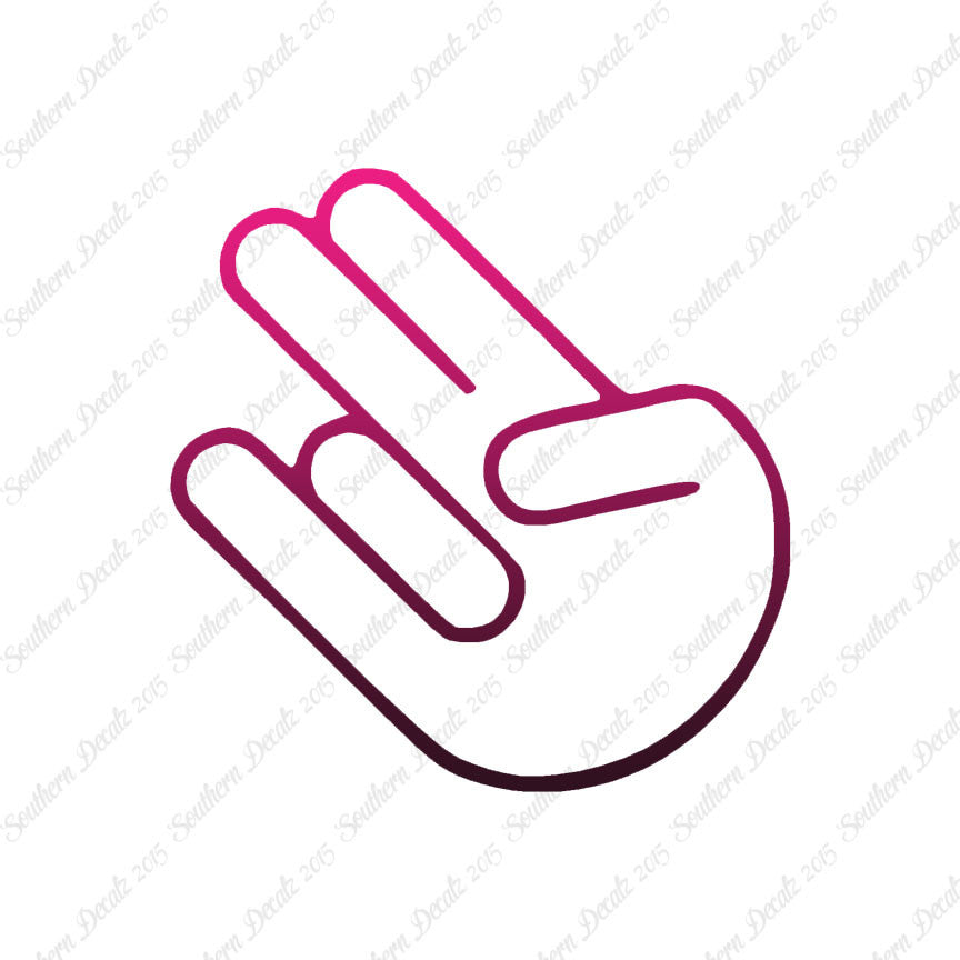 The Shocker Hand Symbol