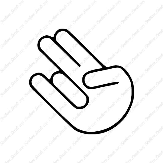 The Shocker Hand Symbol