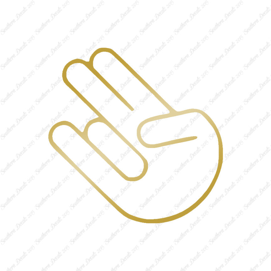 The Shocker Hand Symbol