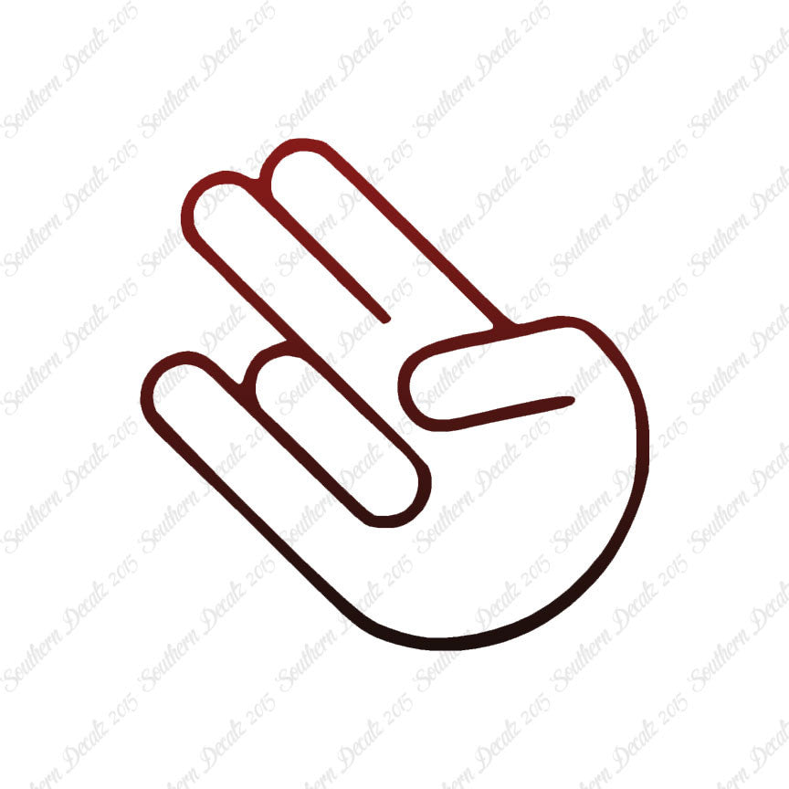 The Shocker Hand Symbol