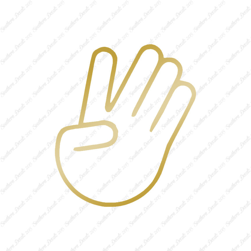 The Show Stopper Hand Symbol