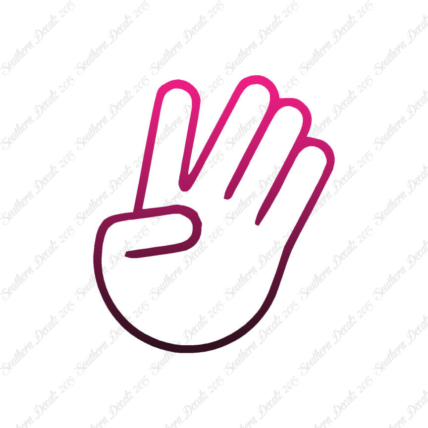 The Show Stopper Hand Symbol