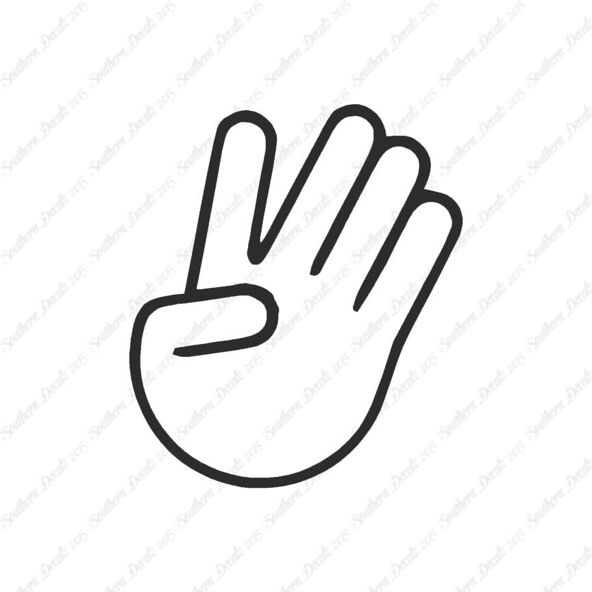 The Show Stopper Hand Symbol