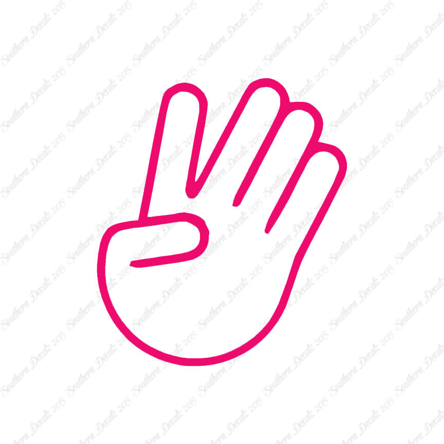 The Show Stopper Hand Symbol