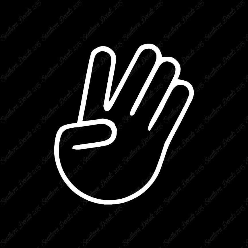 The Show Stopper Hand Symbol
