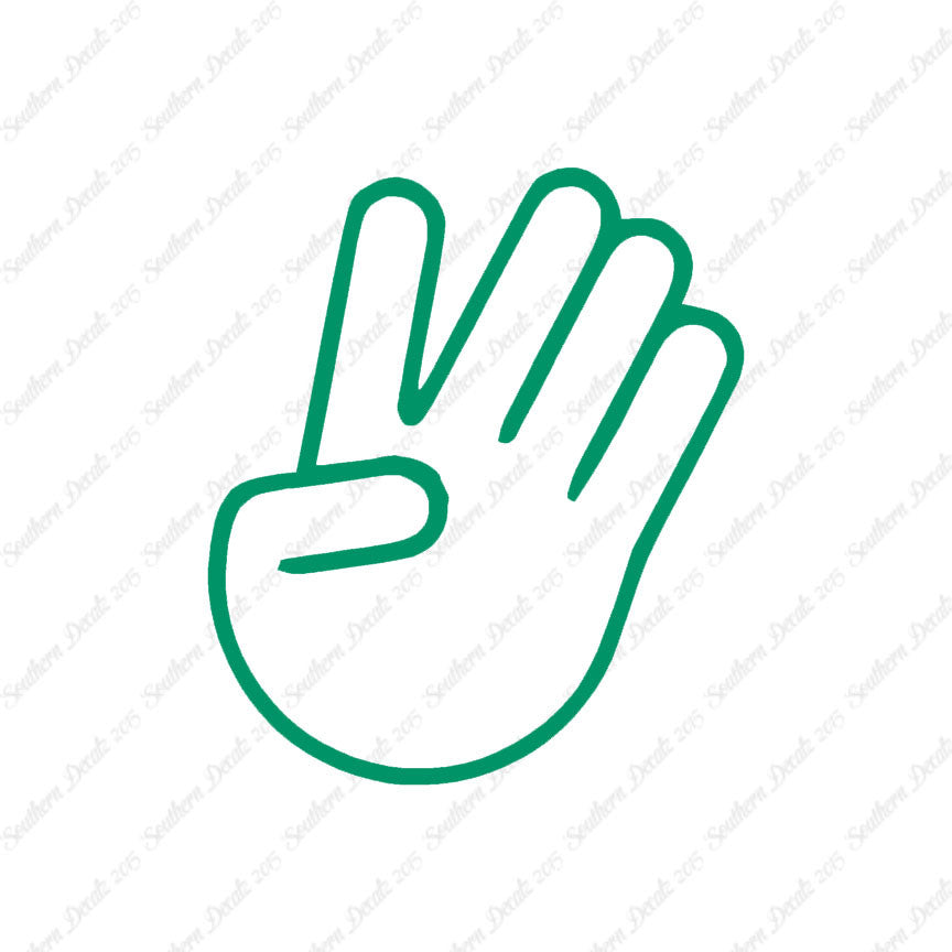 The Show Stopper Hand Symbol