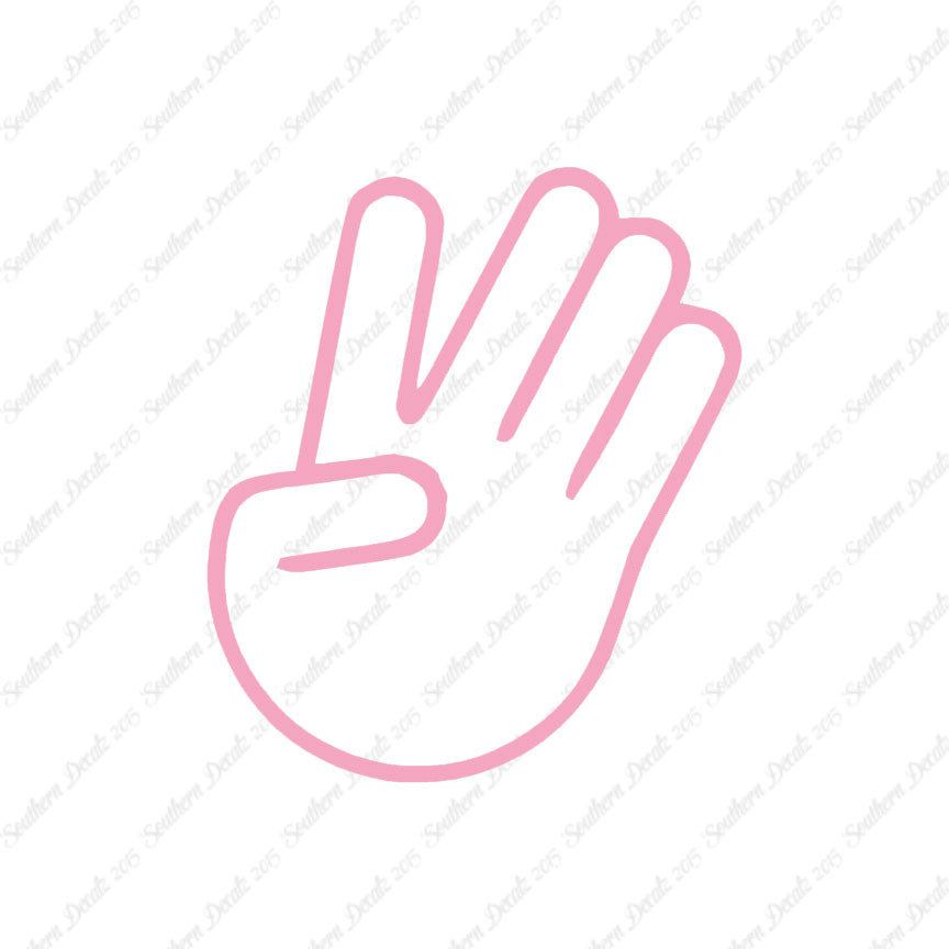 The Show Stopper Hand Symbol