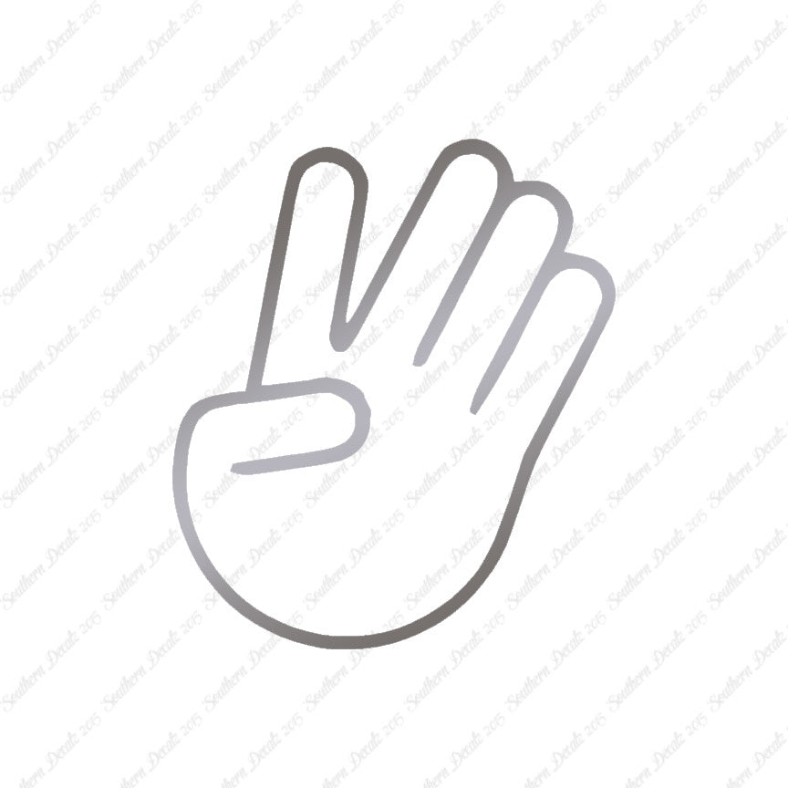 The Show Stopper Hand Symbol