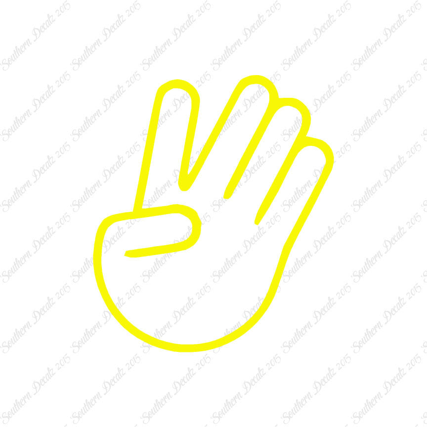 The Show Stopper Hand Symbol