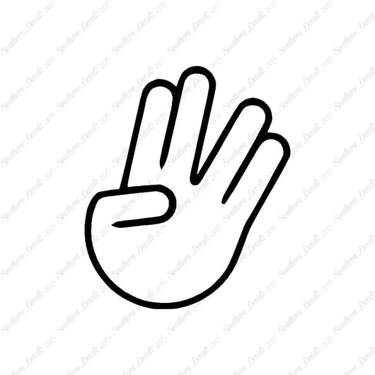 The Spocker Hand Symbol