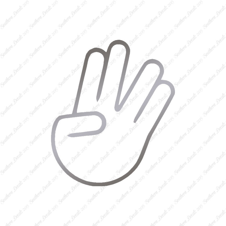 The Spocker Hand Symbol