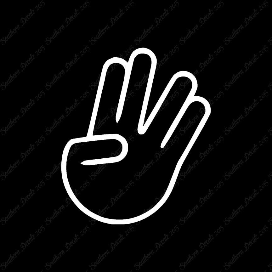 The Spocker Hand Symbol