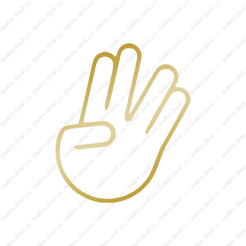 The Spocker Hand Symbol