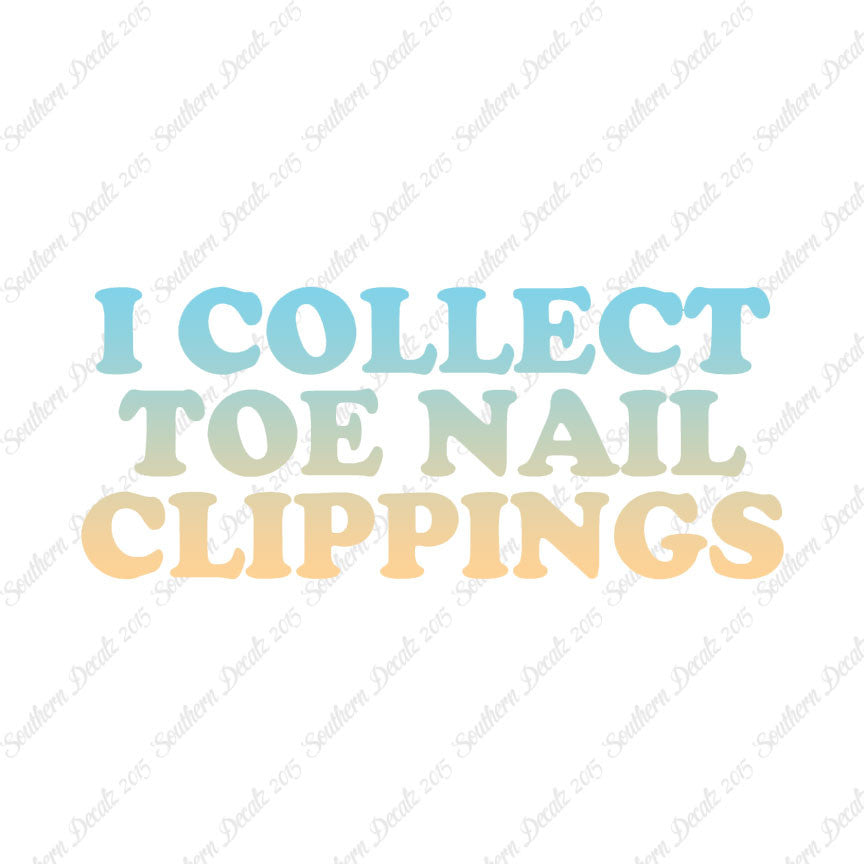 Collect Toenail Clippings
