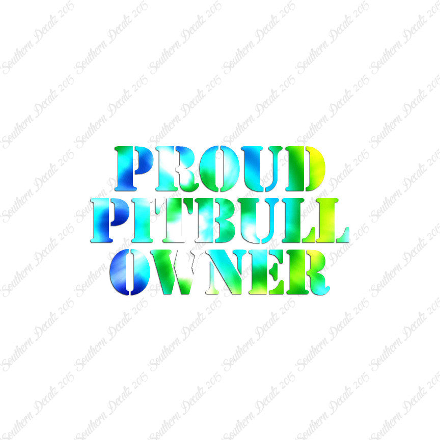 Proud Pitbull Owner
