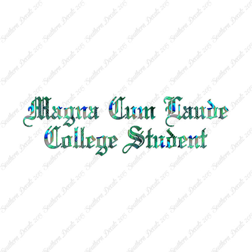 Magna Cum Laude College Student