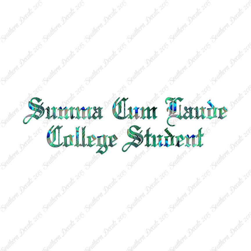 Summa Cum Laude College Student