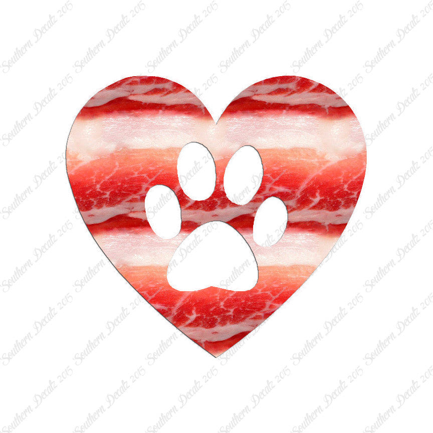 Dog Paw Print Heart