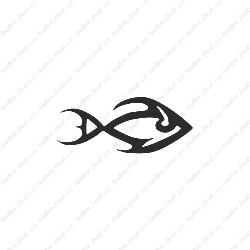 Tribal Fish Art Design
