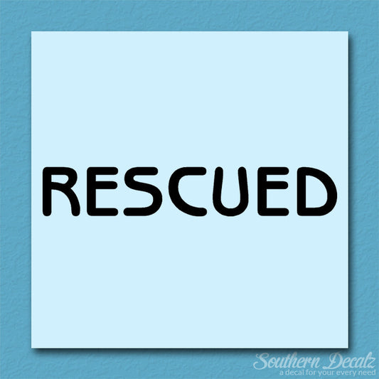 Rescued Paw Print