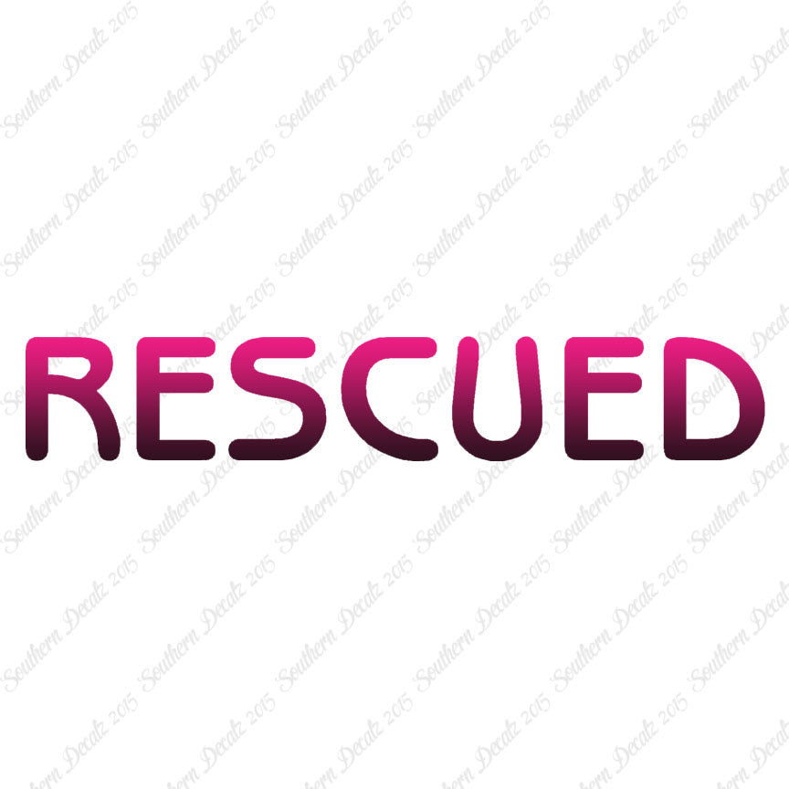 Rescued Paw Print