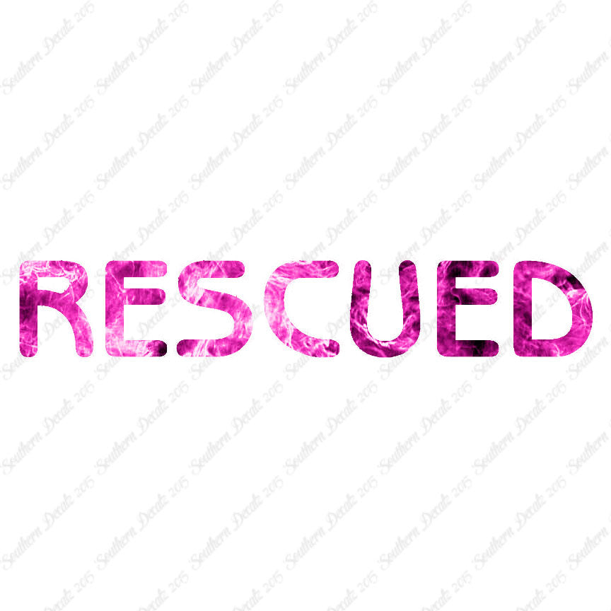 Rescued Paw Print