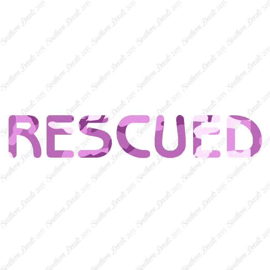 Rescued Paw Print