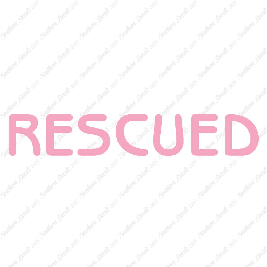 Rescued Paw Print
