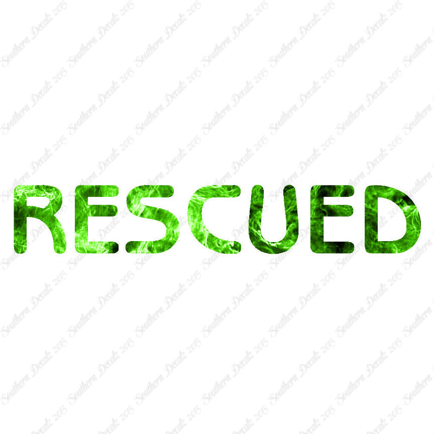 Rescued Paw Print