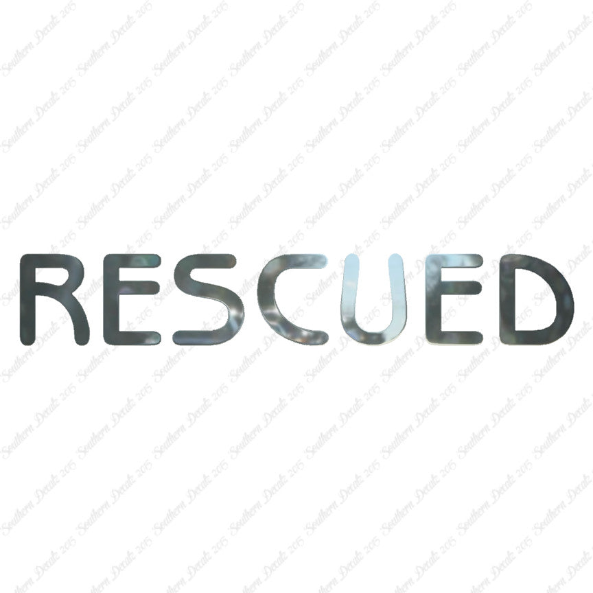 Rescued Paw Print