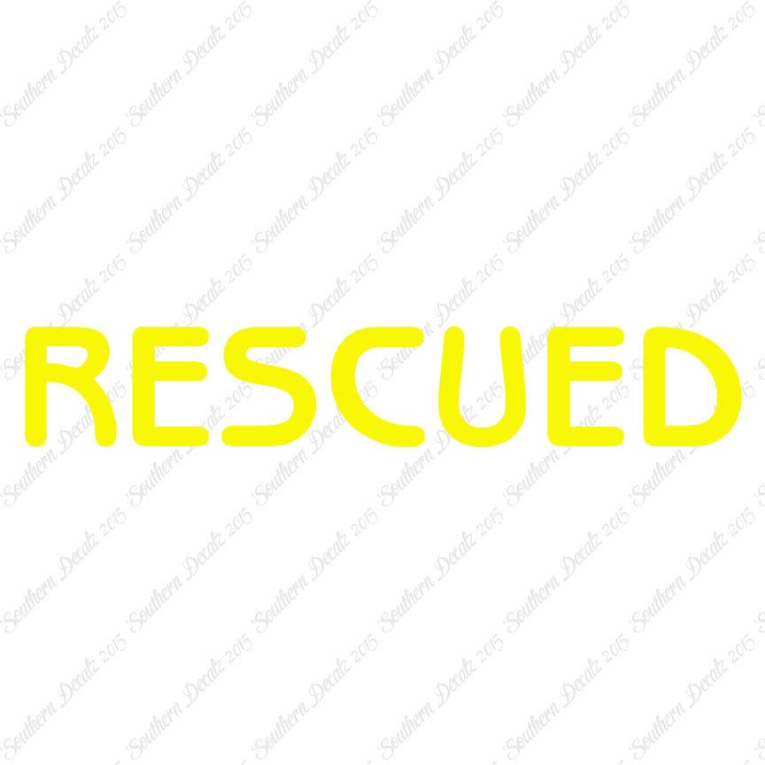 Rescued Paw Print