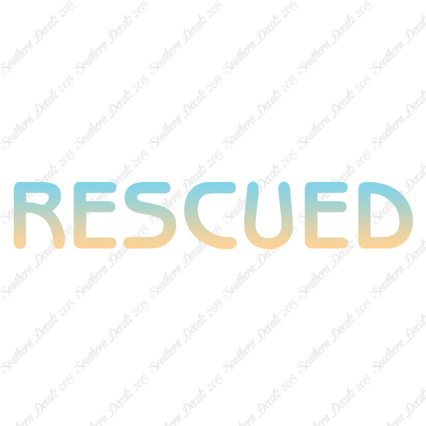 Rescued Paw Print