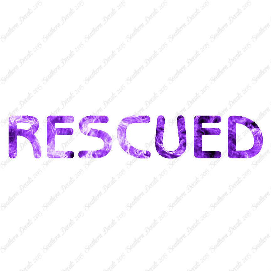 Rescued Paw Print