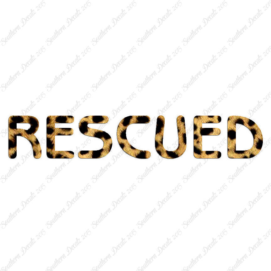 Rescued Paw Print