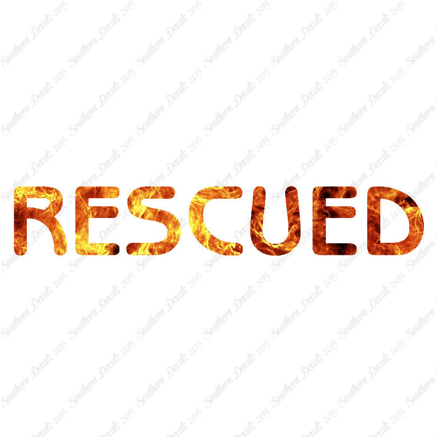 Rescued Paw Print