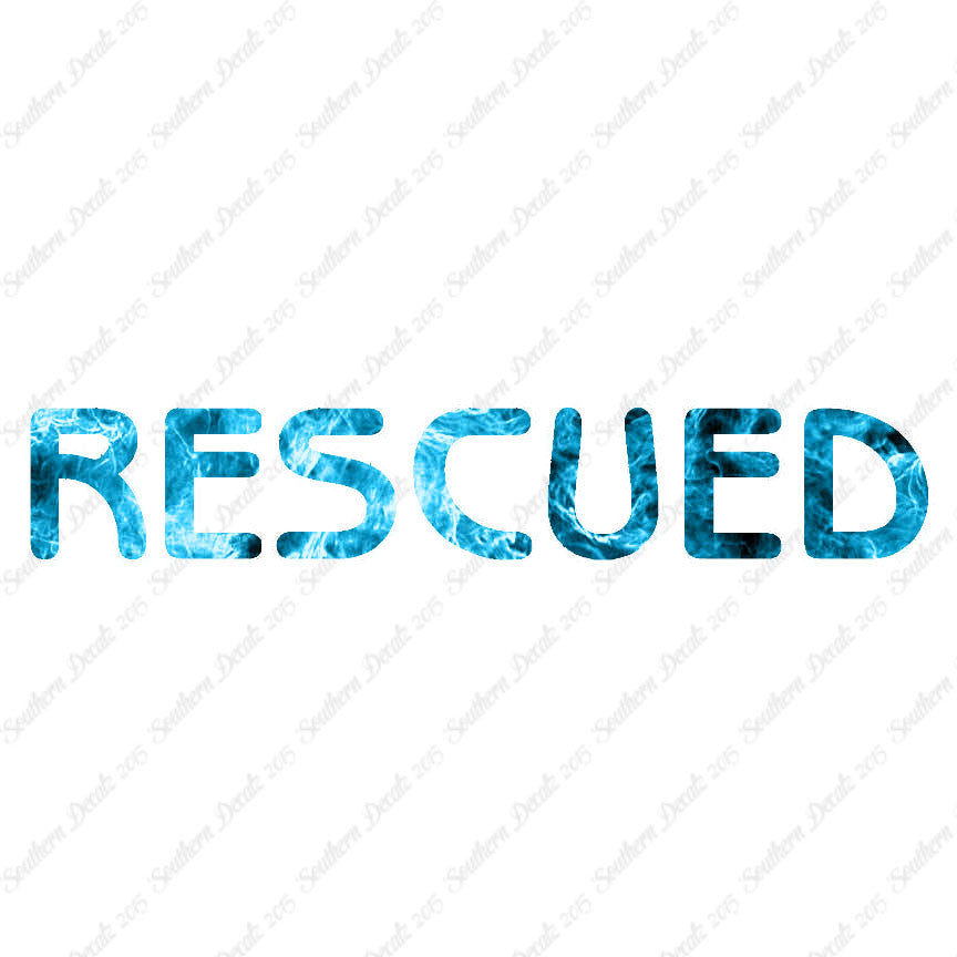 Rescued Paw Print