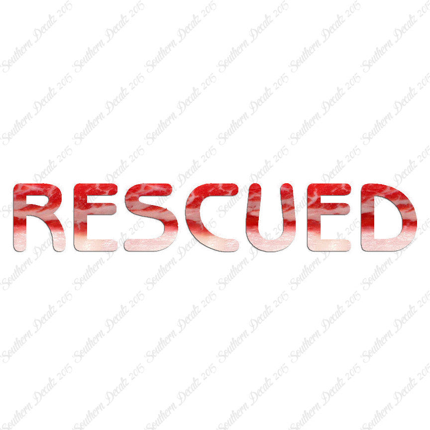 Rescued Paw Print
