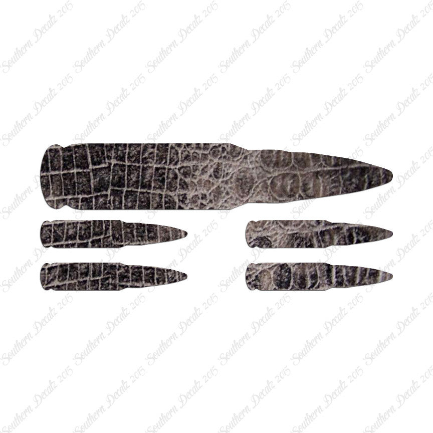 Set Of 5 AK47 Bullet Rifle Ammo