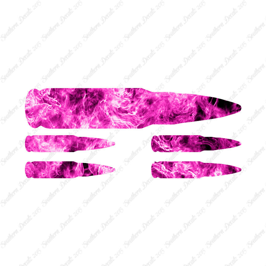 Set Of 5 AK47 Bullet Rifle Ammo