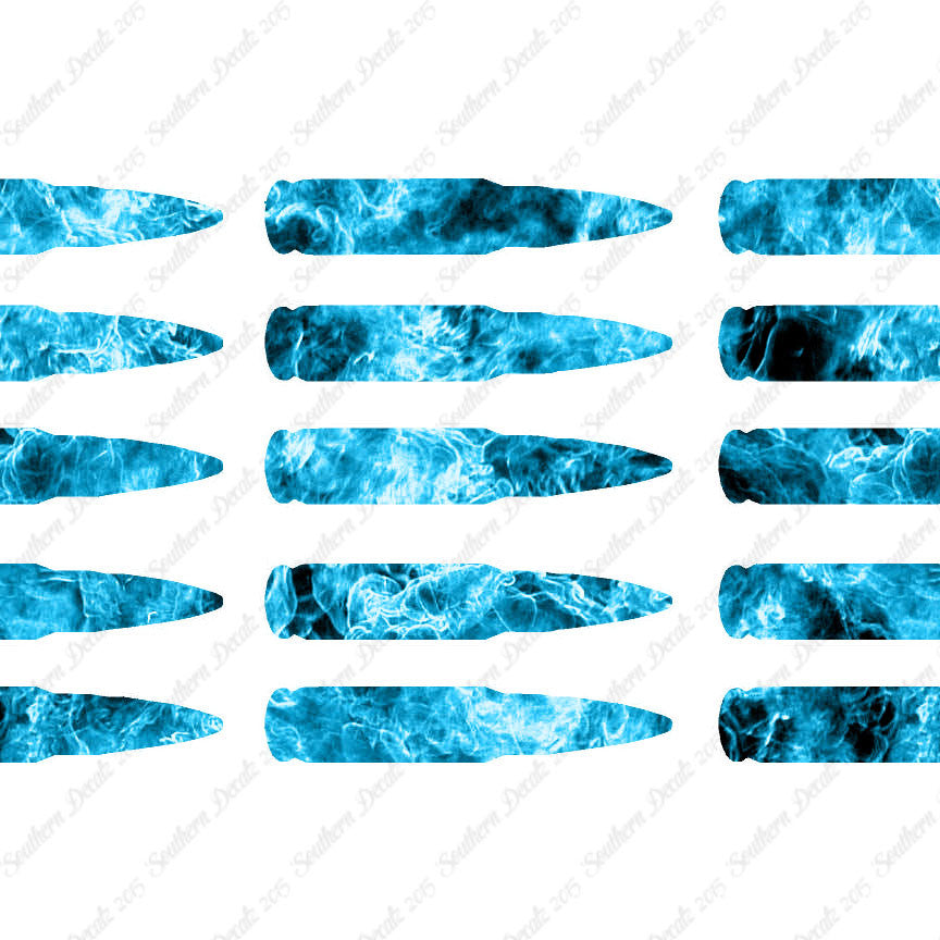 Set Of 15 AK47 Bullets Ammo