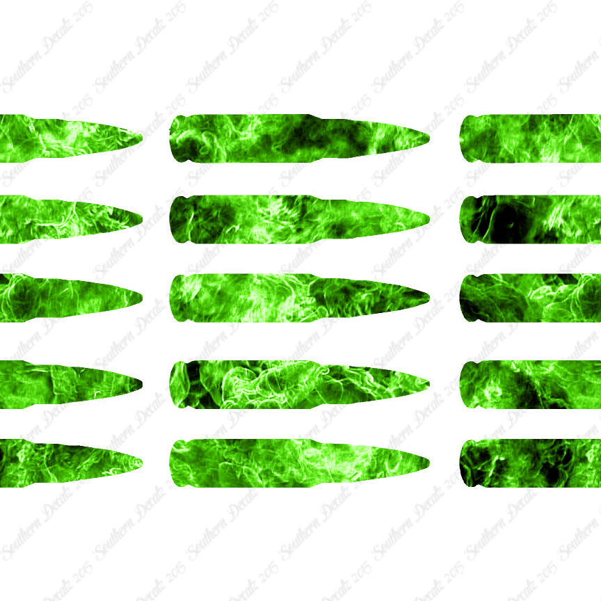 Set Of 15 AK47 Bullets Ammo