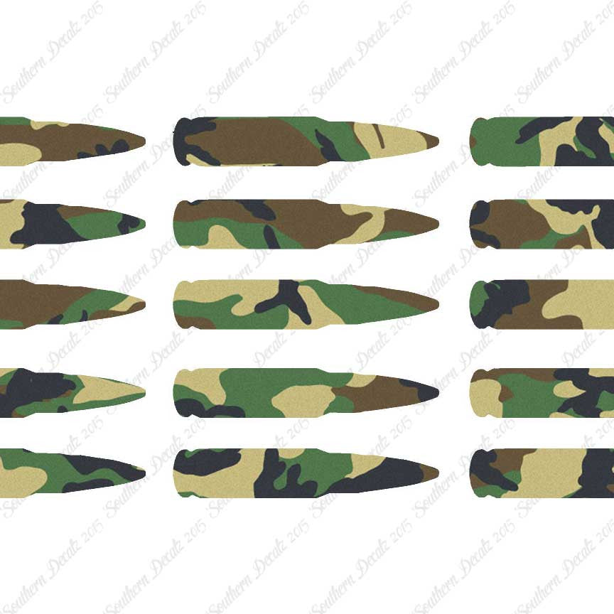 Set Of 15 AK47 Bullets Ammo
