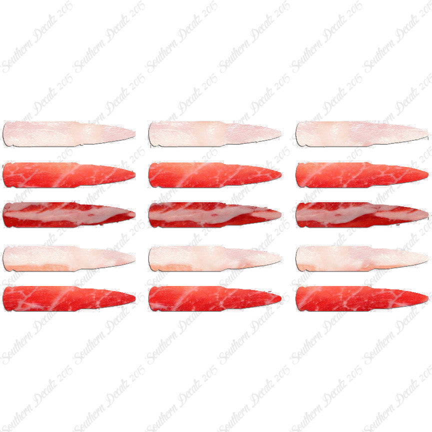 Set Of 15 AK47 Bullets Ammo