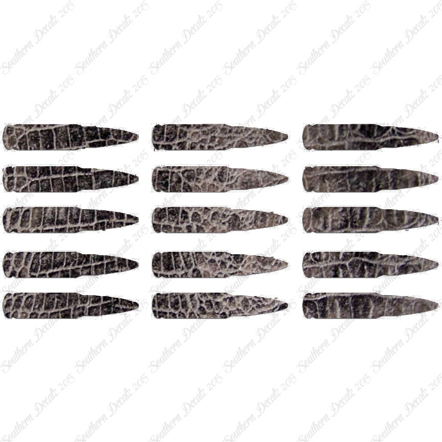 Set Of 15 AK47 Bullets Ammo