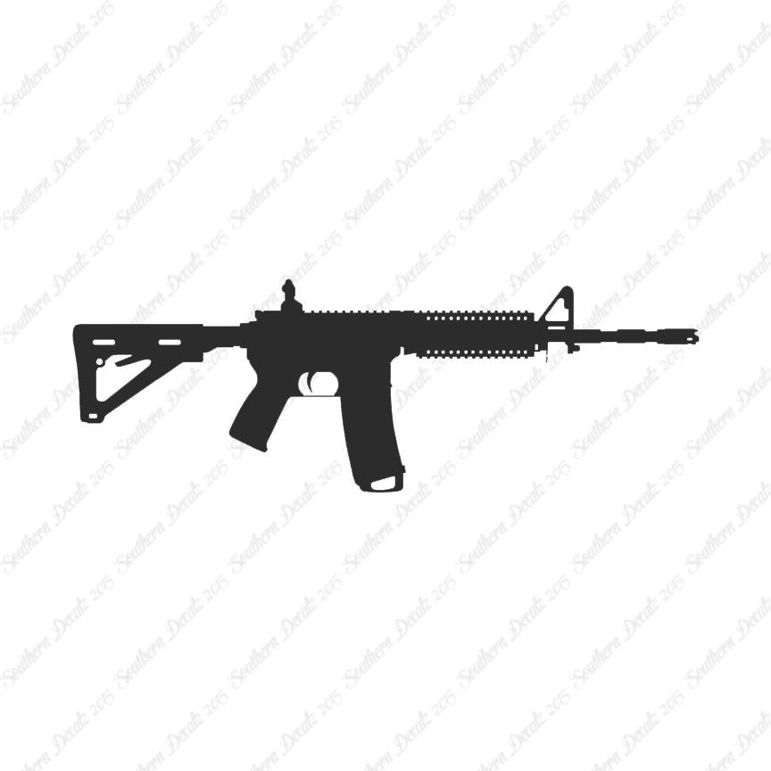 Ar-15 Assault Rifle Gun