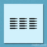 Set Of 15 AR-15 Bullets Rifle Ammo