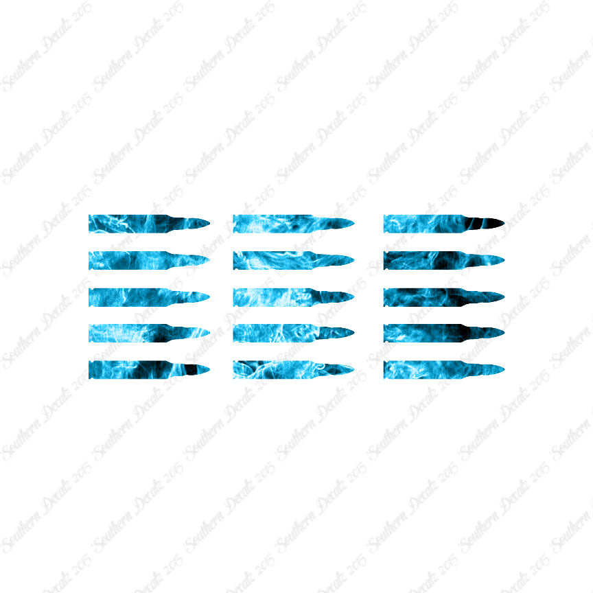 Set Of 15 AR-15 Bullets Rifle Ammo