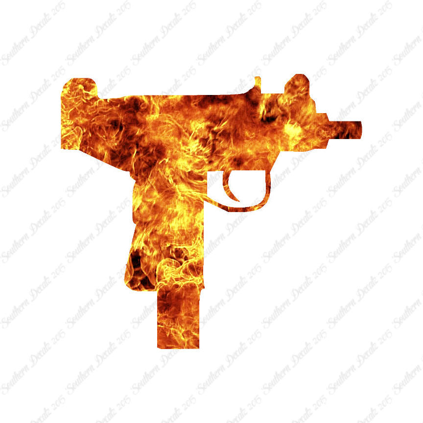 Automatic Uzi Silhouette