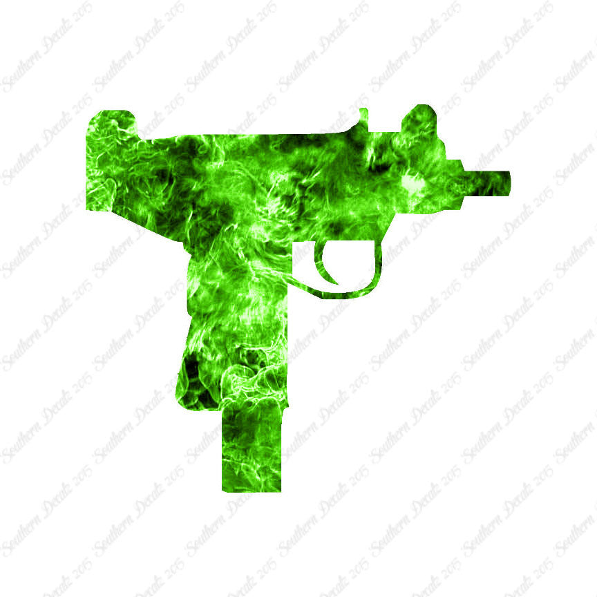 Automatic Uzi Silhouette
